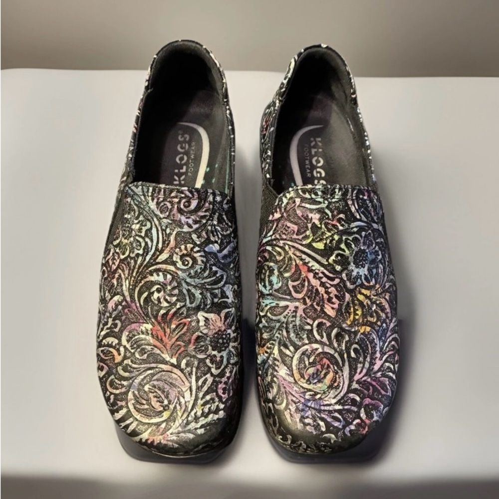 Klogs Moxy Rainbow Women’s Tooled Clog Size 7.5M - Picture 2 of 11